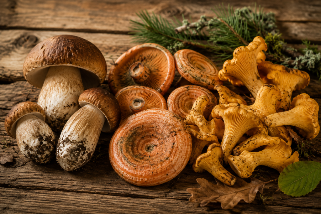SETAS SILVESTRES FUNGI SET